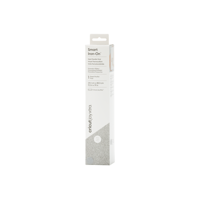 Cricut Rollo de vinilo de termotransferencia liso Plata 241mm x 483mm Compatible con Joy Xtra Smart Iron-On Ref. 2010417 Cricut Rollo de vinilo de termotransferencia liso Plata 241mm x 483mm Compatible con Joy Xtra Smart Iron-On Ref. 2010417