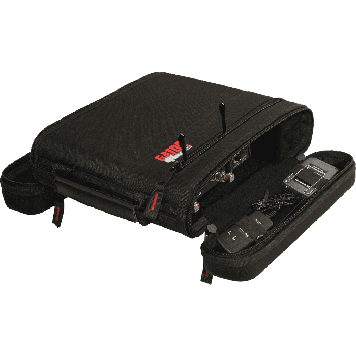 Gator Funda Reforzada Sistema HF para Micrófono Nylon Negro 330x305x76mm