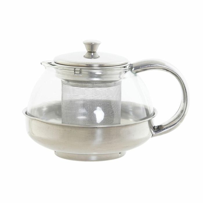 Tetera Basicos DKD Home Decor Plateado 12 x 12 x 15 cm 0 Tetera Basicos DKD Home Decor Plateado 12 x 12 x 15 cm 0