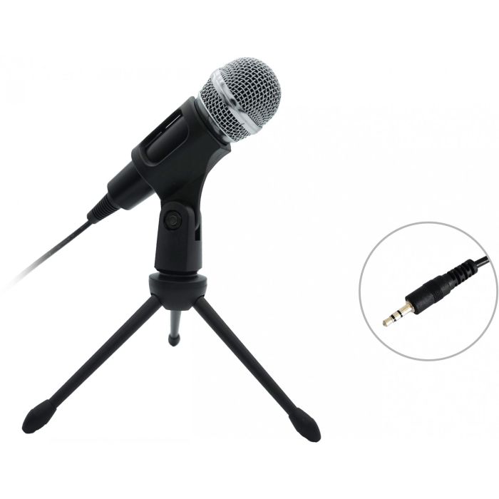 EQUIP MICROFONO SOBREMESA LIFE ONMIDIRECCIONAL JACK 3.5" CANCELACION RUIDO BOTON MUTE 1 EQUIP MICROFONO SOBREMESA LIFE ONMIDIRECCIONAL JACK 3.5" CANCELACION RUIDO BOTON MUTE 1