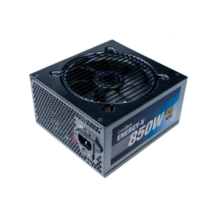 Coolbox Fuente de Alimentación 850W 80 Plus Gold Full Modular ATX 3.0 Conector PCIe 5.0 16 Pines Ventilador 120mm Silencioso PC Gaming