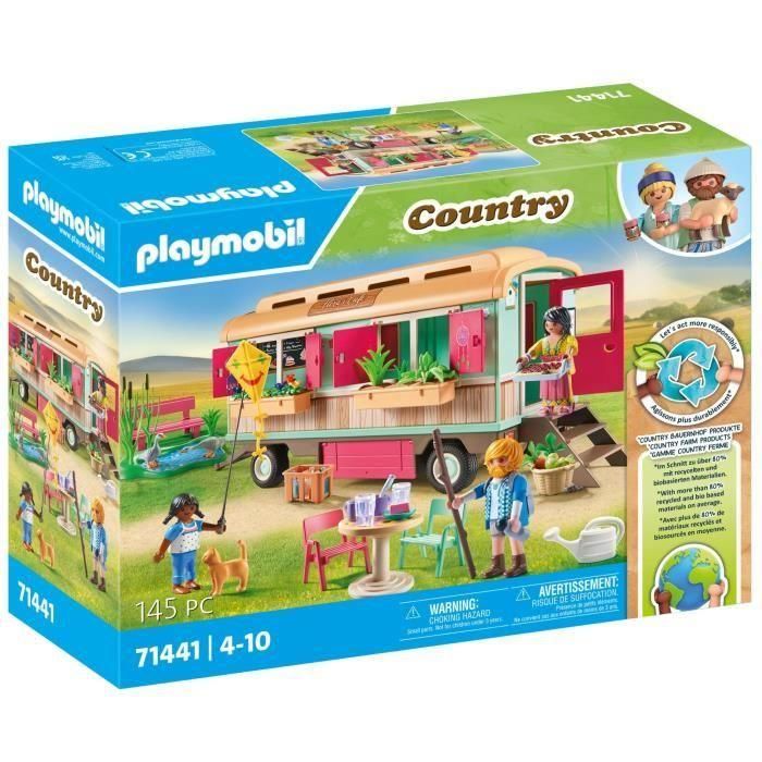 PLAYMOBIL 71441 Caravana cafetería boutique - Campo - A partir de 4 años PLAYMOBIL 71441 Caravana cafetería boutique - Campo - A partir de 4 años