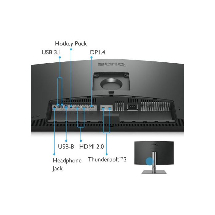 Benq Monitor PD2725U 27" 4K UHD LED IPS 3840 x 2160 Pixeles Negro 9H.LJXLA.TBE Benq Monitor PD2725U 27" 4K UHD LED IPS 3840 x 2160 Pixeles Negro 9H.LJXLA.TBE