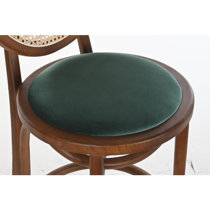 DKD Home Decor Taburete Horeca Marron Oscuro 43 x 108 x 43 cm