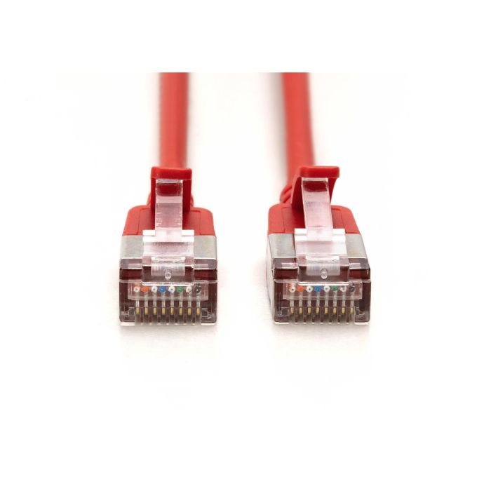 DIGITUS Patchkabel CAT 6A F/FTP Slim 1.00m rot 1 DIGITUS Patchkabel CAT 6A F/FTP Slim 1.00m rot 1