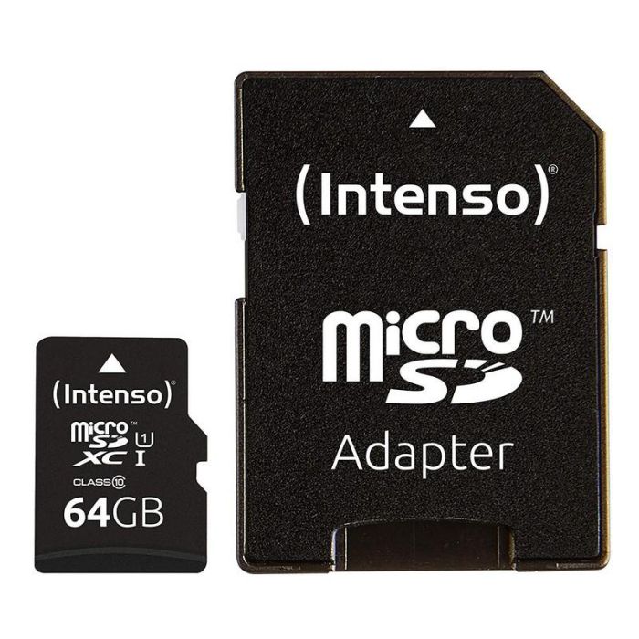 Tarjeta Micro SD INTENSO 3433490 64GB