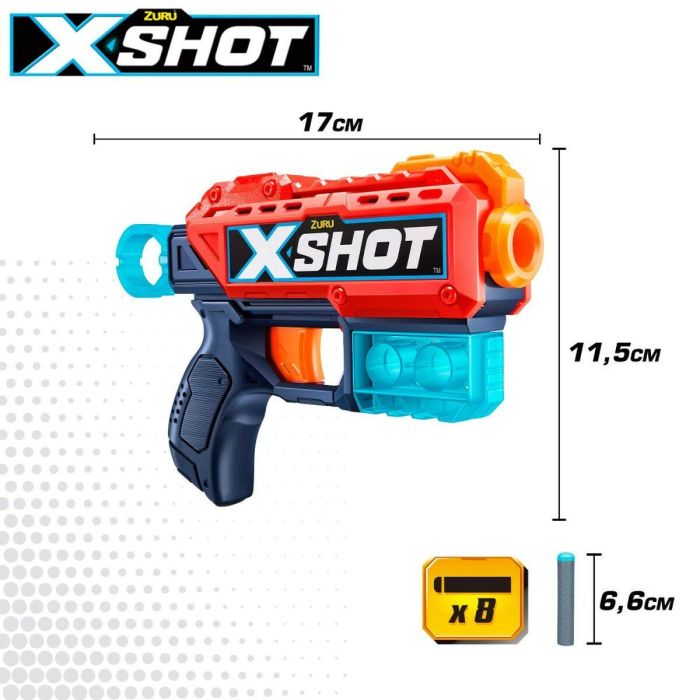 Pistola de Dardos Zuru X-Shot Excel Kickback 3