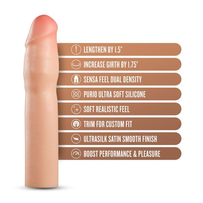 Funda para pene Blush Performance Plus Carne Ø 3,5 cm 6 Funda para pene Blush Performance Plus Carne Ø 3,5 cm 6
