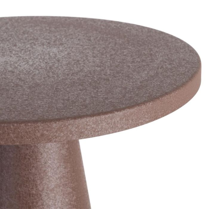 Mesita Marrón Acero 50,50 X 50,50 X 61 cm