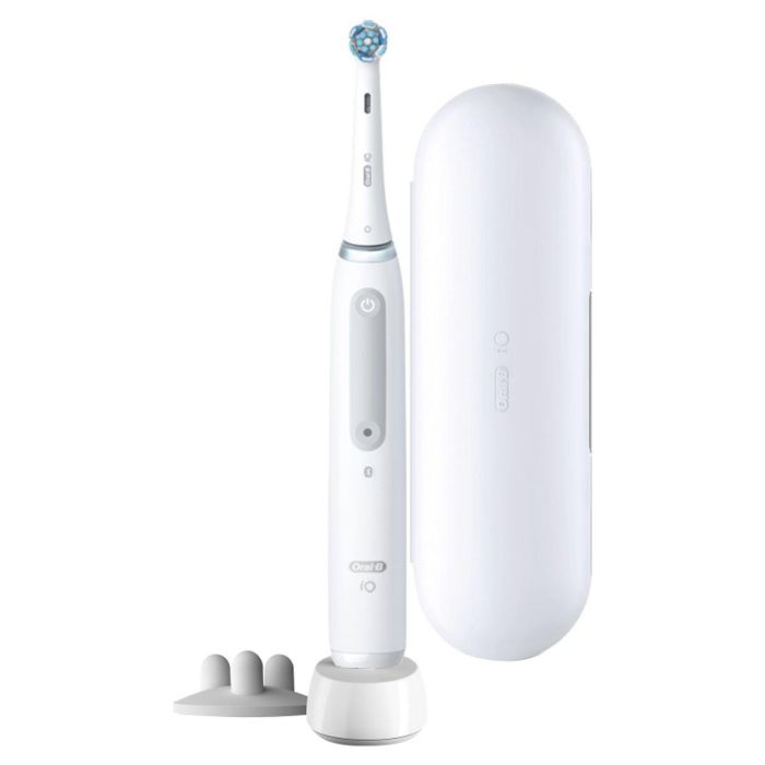 Oral-B iO 4S Cepillo Dental Vibratorio para Adulto Blanco con 4 Modos de Limpieza