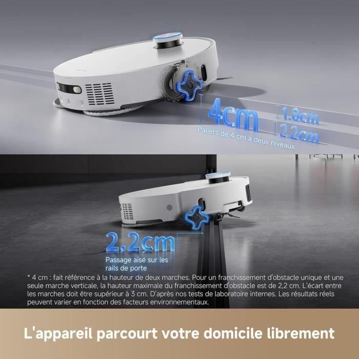 DREAME L50 Pro Ultra - Robot aspirador con vaciado y limpieza automáticos de mopas - 19.500 Pa 4 DREAME L50 Pro Ultra - Robot aspirador con vaciado y limpieza automáticos de mopas - 19.500 Pa 4