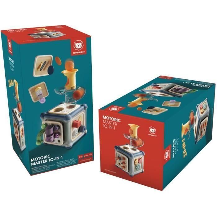 Master Motorist 10 en 1 - TOP BRIGHT - Cubo Multifunción - Motricidad Fina - Caras Intercambiables 1 Master Motorist 10 en 1 - TOP BRIGHT - Cubo Multifunción - Motricidad Fina - Caras Intercambiables 1