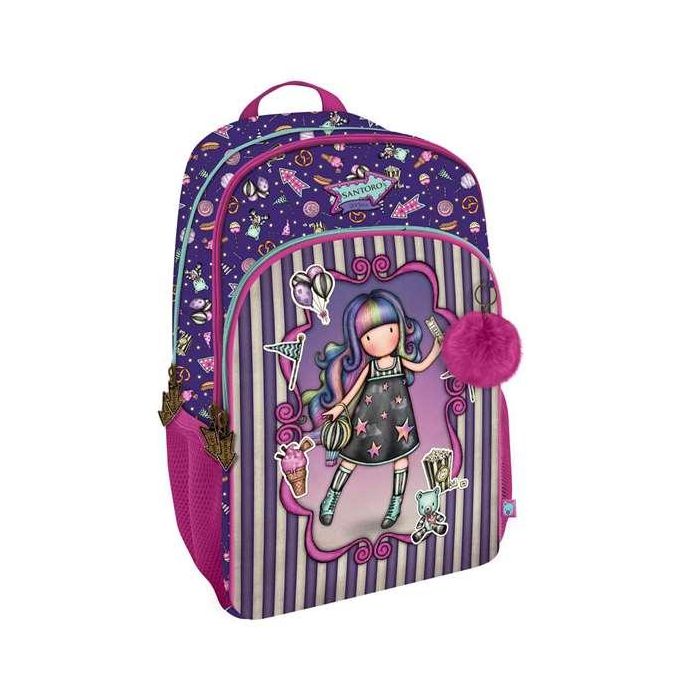 Mochila Escolar Gorjuss Up and away Morado 29 x 45 x 17 cm