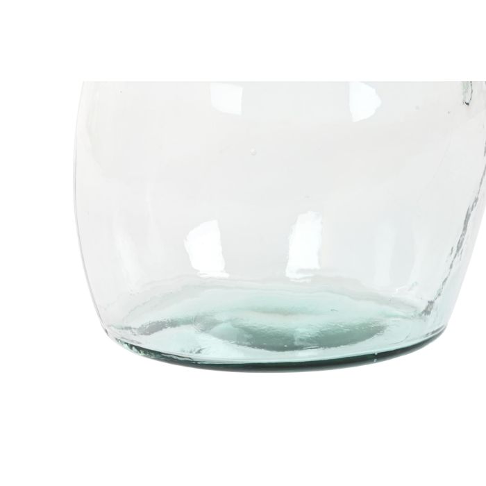 DKD Home Decor Jarrón Urban Transparente de Cristal Reciclado, 34x34x73 cm, Diseño Orgánico - Decoración Elegante para Interiores 2
