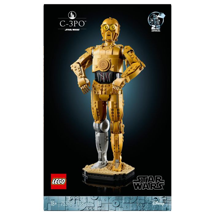 Lego Star Wars 75398 C-3PO Minifigura de Droide para Construir Kit de Modelo para Adultos