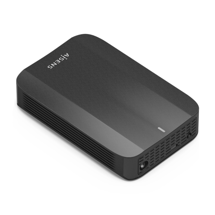 AISENS ASE-3535B Caja Disco Duro Externo 3.5" SATA a USB-C 3.1 Gen 1 5Gbps Aluminio Negro