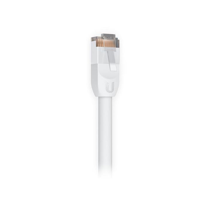 Ubiquiti Cable de Red UniFi Patch Outdoor Cat5e STP Blindado con Conectores RJ-45, 3m, Blanco, Resistente para Uso Exterior Extremo 0 Ubiquiti Cable de Red UniFi Patch Outdoor Cat5e STP Blindado con Conectores RJ-45, 3m, Blanco, Resistente para Uso Exterior Extremo 0