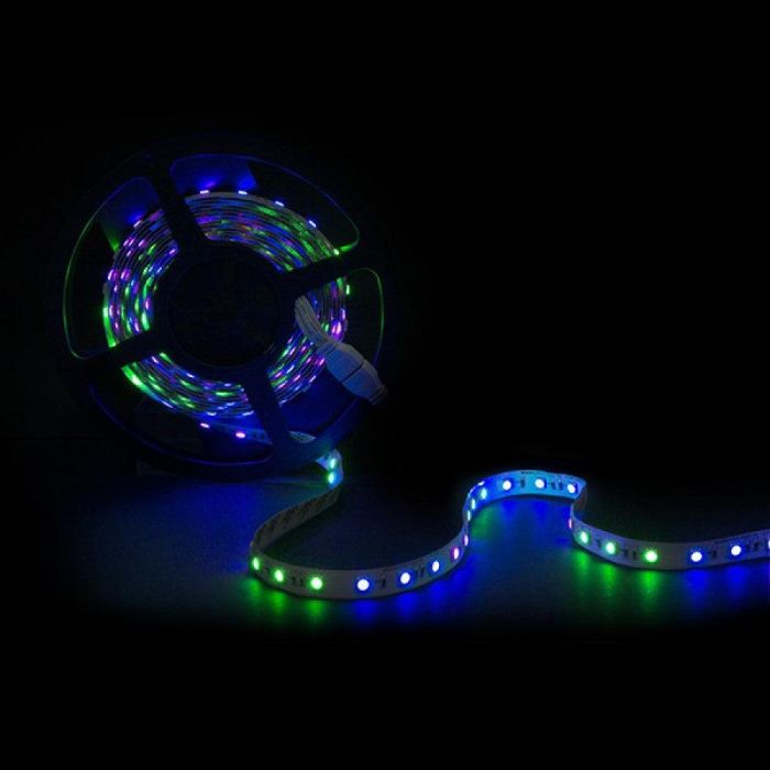 Tira de 270 LEDs 50W 2.600Lm SMD5050 12VDC IP25 Chasing Mágica Digital x5M 40.000H [CA-CM-5050-270-IP25 4 Tira de 270 LEDs 50W 2.600Lm SMD5050 12VDC IP25 Chasing Mágica Digital x5M 40.000H [CA-CM-5050-270-IP25 4