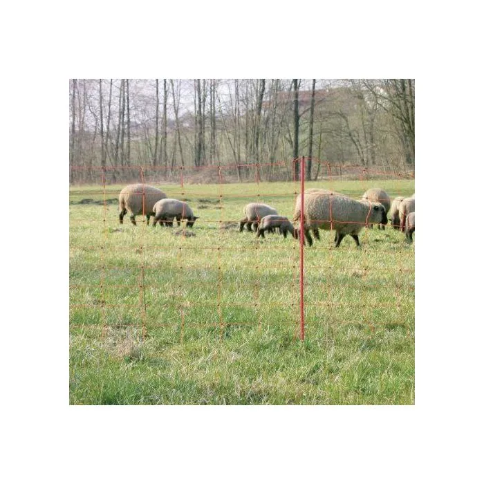 Kerbl Red para Ovejas Ovinete Electrificable - 14 Postes - Alto 90cm - Largo 50m 2