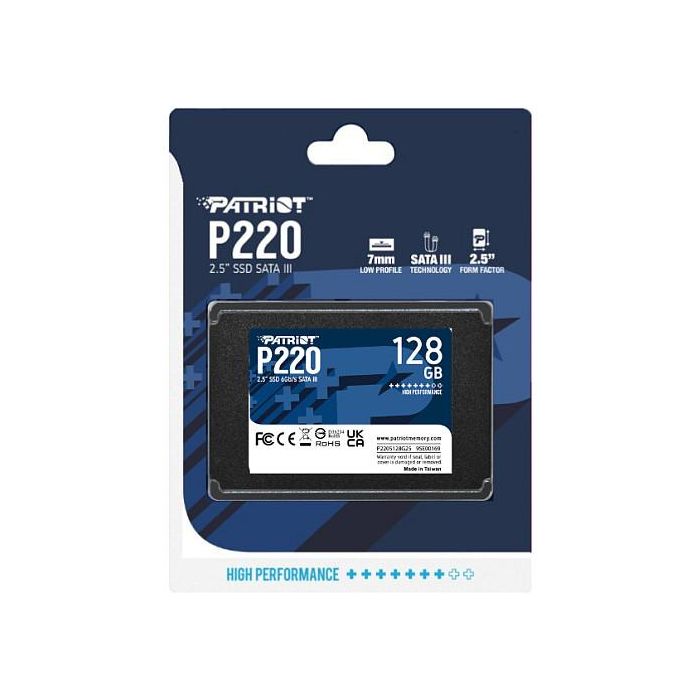 Patriot P220 SSD 128 GB SATA III 6 Gb/s 2,5" Schwarz 4