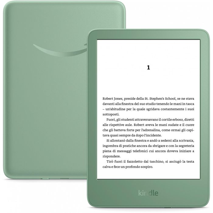 Amazon Kindle 6" (15.2 cm) 16GB matcha green - Lector de libros electrónicos con anuncios