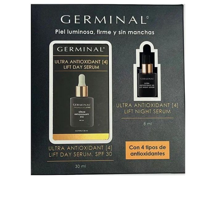 Germinal Set Sérums Ultra Antioxidante con SPF 30 y Efecto Lifting - Día y Noche Germinal Set Sérums Ultra Antioxidante con SPF 30 y Efecto Lifting - Día y Noche