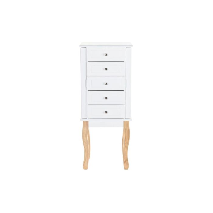 Joyero Romantico DKD Home Decor Blanco Natural 27 x 90 x 37 cm 3 Joyero Romantico DKD Home Decor Blanco Natural 27 x 90 x 37 cm 3