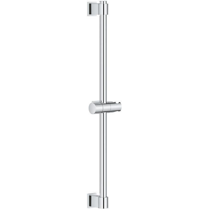 GROHE 27724001 Barra de Ducha Vitalio Universal 60cm Ø 22mm Fijación Regulable para Pegar o Atornillar Cromo