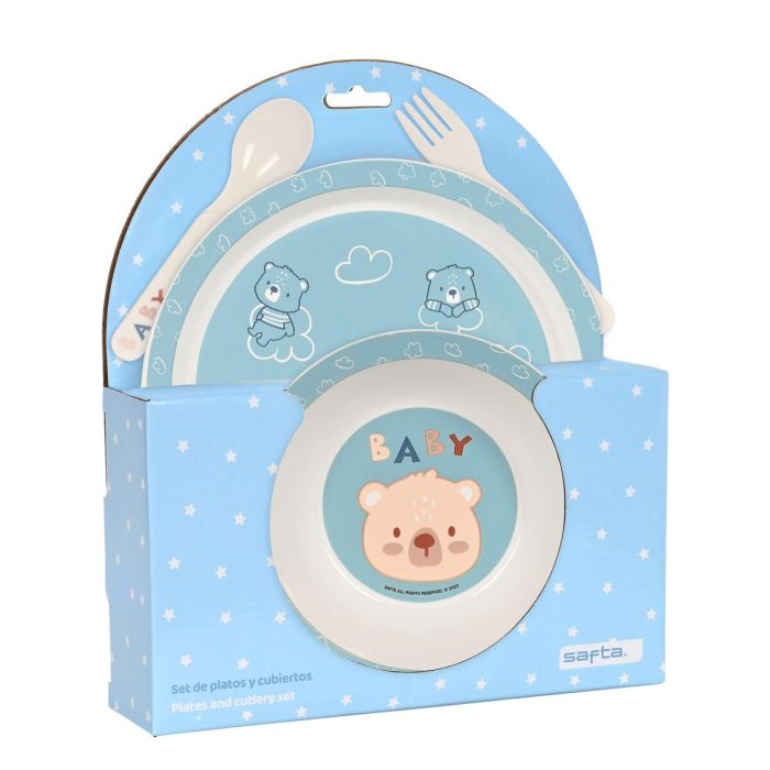 Set de Menaje Infantil Safta Baby bear (4 Piezas) 0 Set de Menaje Infantil Safta Baby bear (4 Piezas) 0