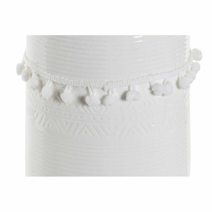 Jarron Boho DKD Home Decor Blanco 12 x 24 x 12 cm 1 Jarron Boho DKD Home Decor Blanco 12 x 24 x 12 cm 1