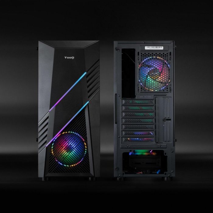 TOOQ CAJA SEMITORRE GAMING BIOHAZARD NEGRA 2