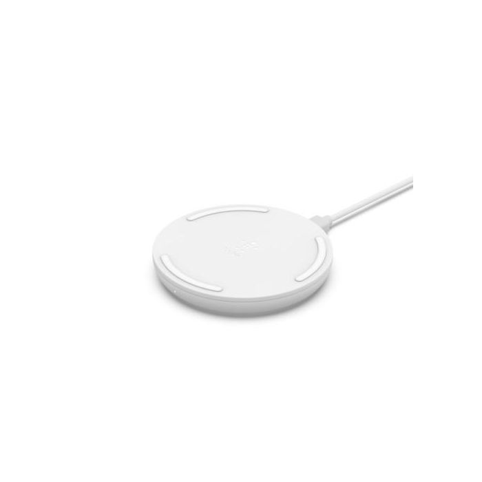 Belkin WIA001VFWH Cargador inalámbrico de auto para teléfono móvil con carga rápida Quick Charge 3.0, Blanco 3