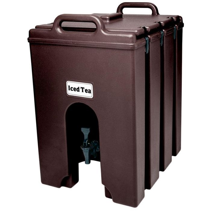 CAMBRO - 1000LCD-131 - Contenedor Camtainer isotérmico para líquidos 44,4 L - 53 x 41,5 x 63 cm - Marrón