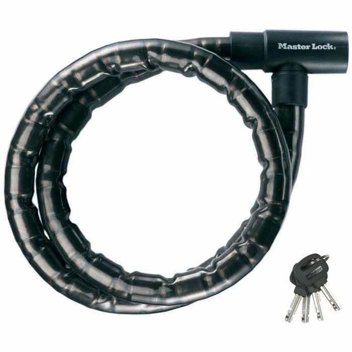Master Lock 8115EURDPS Candado de Cable con Llave de Acero - Negro Master Lock 8115EURDPS Candado de Cable con Llave de Acero - Negro