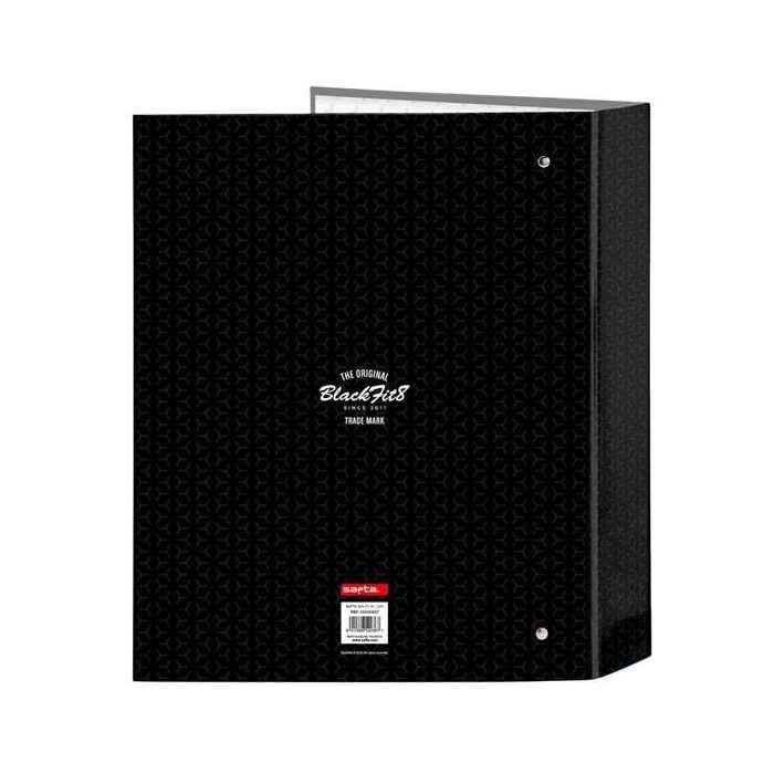 Carpeta de anillas BlackFit8 Old school Negro Gris A4 27 x 33 x 6 cm 1 Carpeta de anillas BlackFit8 Old school Negro Gris A4 27 x 33 x 6 cm 1