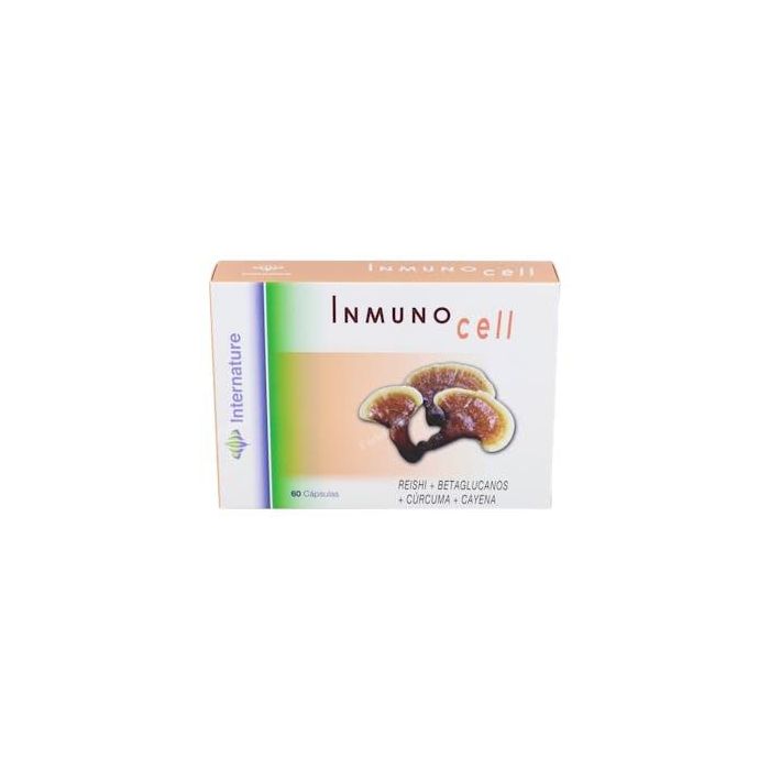 EQUISALUD Inmunocell 60 cápsulas, apoyo inmunológico con Reishi, Betaglucanos y Cúrcuma para defensas