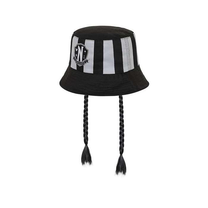 KARACTERMANIA Gorro pesquero Trenzas Miercoles Infantil 8 años 55cm 5