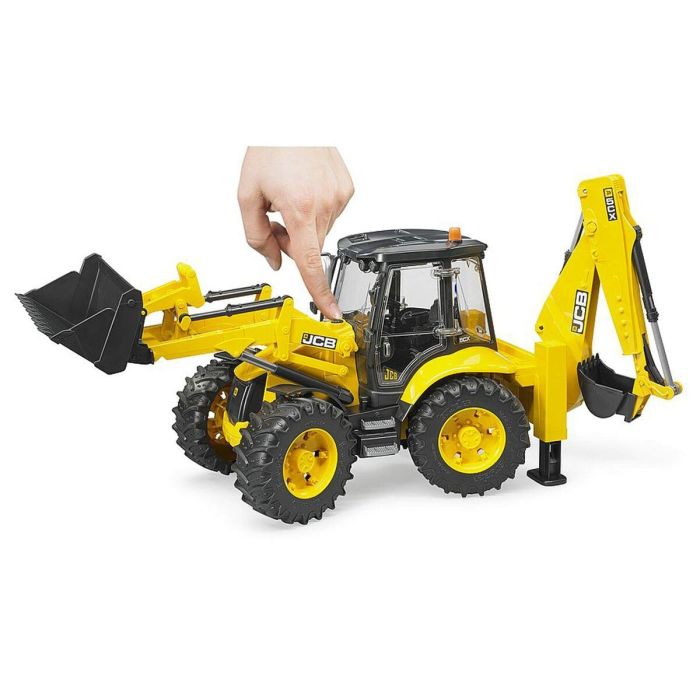 Bruder Retroexcavadora JCB 5CX con Doble Pala Acristalada, Juguete Realista de Plástico ABS 41x17x25 cm para Niños +3 Años 2 Bruder Retroexcavadora JCB 5CX con Doble Pala Acristalada, Juguete Realista de Plástico ABS 41x17x25 cm para Niños +3 Años 2