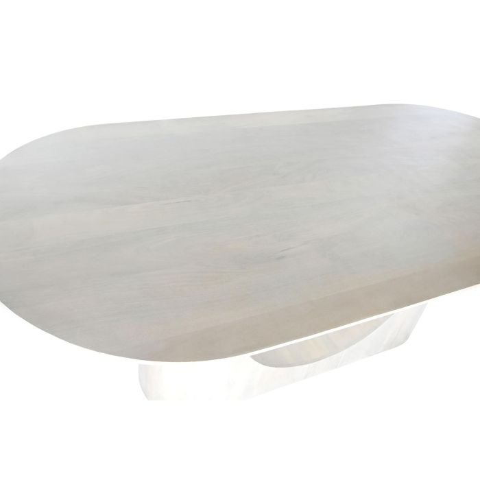Mesa de Comedor Home ESPRIT Blanco Madera de mango 220 x 100 x 76 cm 2 Mesa de Comedor Home ESPRIT Blanco Madera de mango 220 x 100 x 76 cm 2