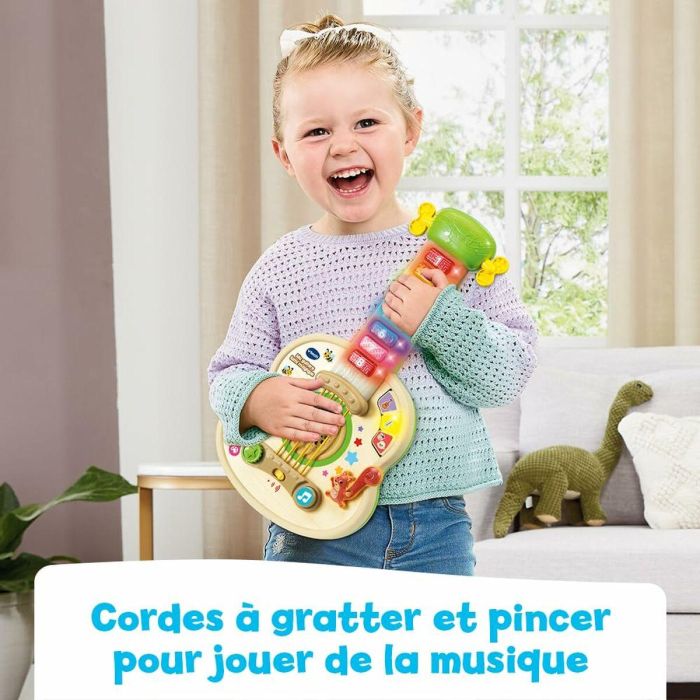 Vtech Baby VTE3417766208057 Mi Guitarra Mágica Lumi Juguete con Parte de Madera Certificada FSC 5