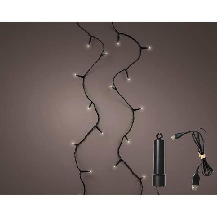 Guirnalda led exterior 8 funciones con bateria 7,4 m luz cálida 0 Guirnalda led exterior 8 funciones con bateria 7,4 m luz cálida 0