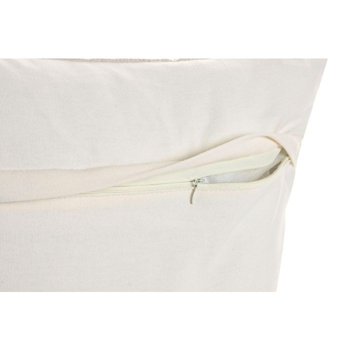 Cojin Boho DKD Home Decor Crudo 45 x 45 cm (2 Unidades) 2 Cojin Boho DKD Home Decor Crudo 45 x 45 cm (2 Unidades) 2