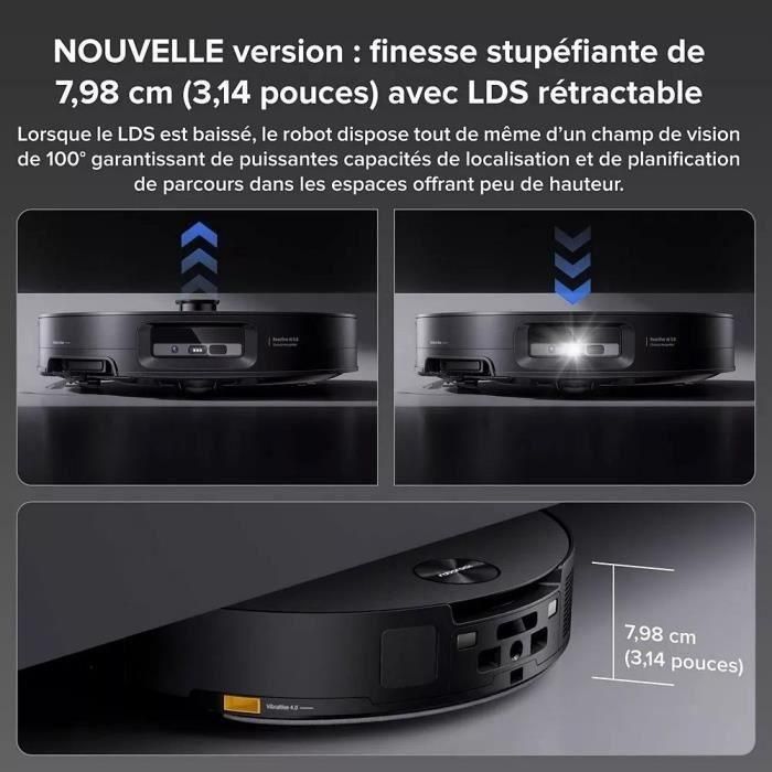 Roborock AAASB75055 Robot Aspirador SAROS 10 con Base de Agua Autónoma, 22000 Pa, LDS Retráctil 3 Roborock AAASB75055 Robot Aspirador SAROS 10 con Base de Agua Autónoma, 22000 Pa, LDS Retráctil 3