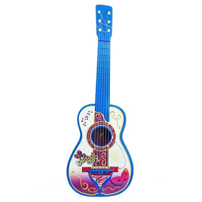 Guitarra popular 6 cuerdas fiesta 63x21x5.50 cm Guitarra popular 6 cuerdas fiesta 63x21x5.50 cm
