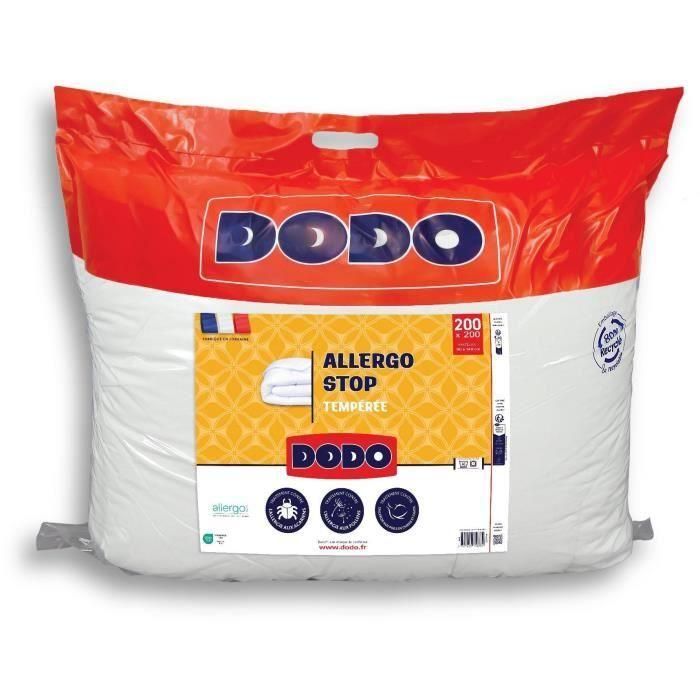 DODO DOD3307419758834 Edredón nórdico templado ALLERGO STOP 300 g/m² - 200 x 200 cm - Blanco