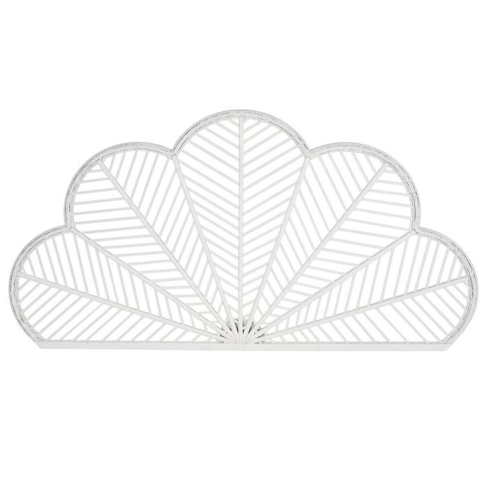 Cabecero de Cama Home ESPRIT Blanco Bambú Ratán 160 x 2,5 x 81 cm Cabecero de Cama Home ESPRIT Blanco Bambú Ratán 160 x 2,5 x 81 cm
