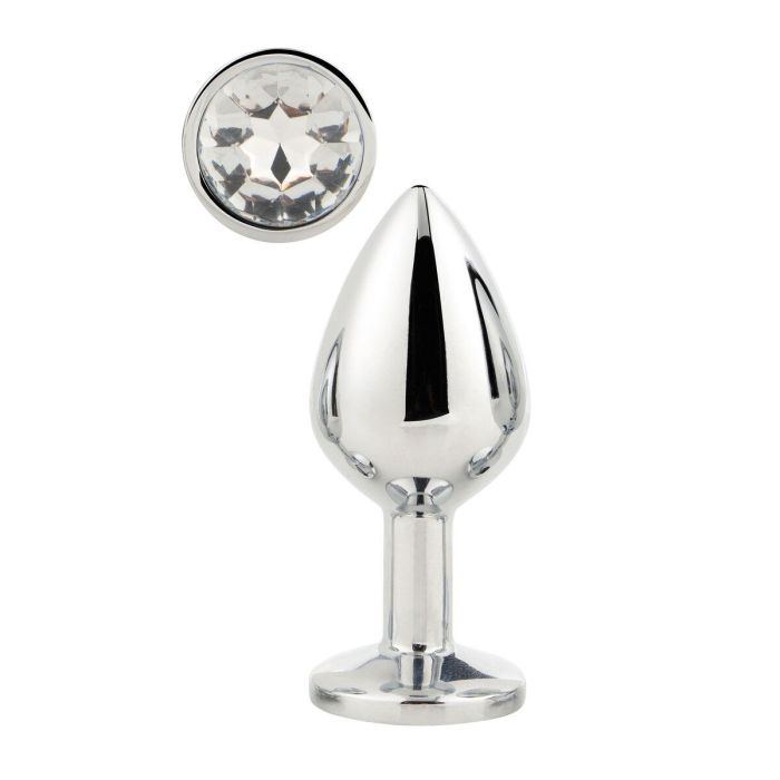 Plug Anal Dream Toys Gleaming Love Plateado 10 Plug Anal Dream Toys Gleaming Love Plateado 10