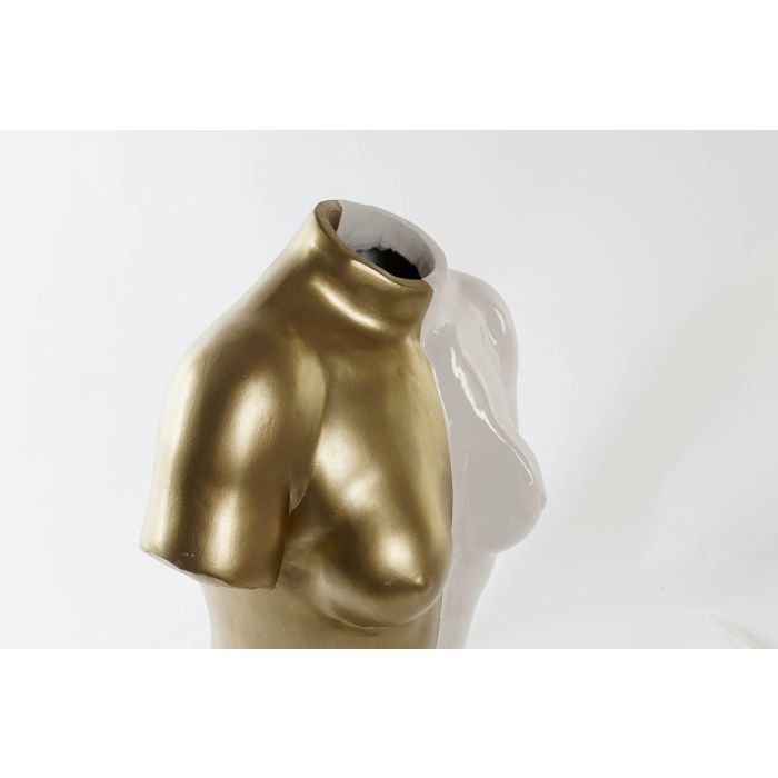 DKD Home Decor Figura Busto Clásico Resina Blanco Dorado 19 x 50 x 32 cm 1 DKD Home Decor Figura Busto Clásico Resina Blanco Dorado 19 x 50 x 32 cm 1