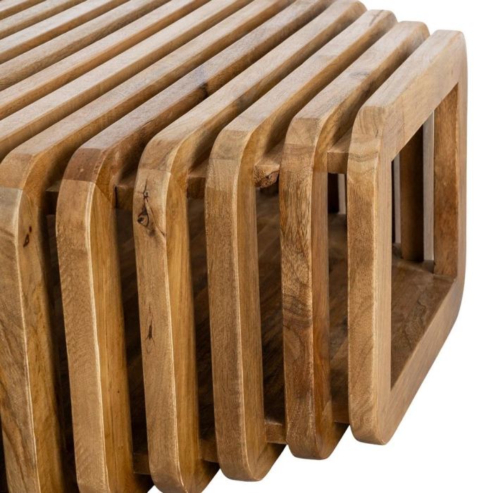 Mesa Centro Madera de Mango Salón 84 X 85 X 32 cm