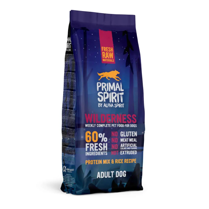 Alpha Spirit Spirit Canine Primal 60% Wilderness 12 kg